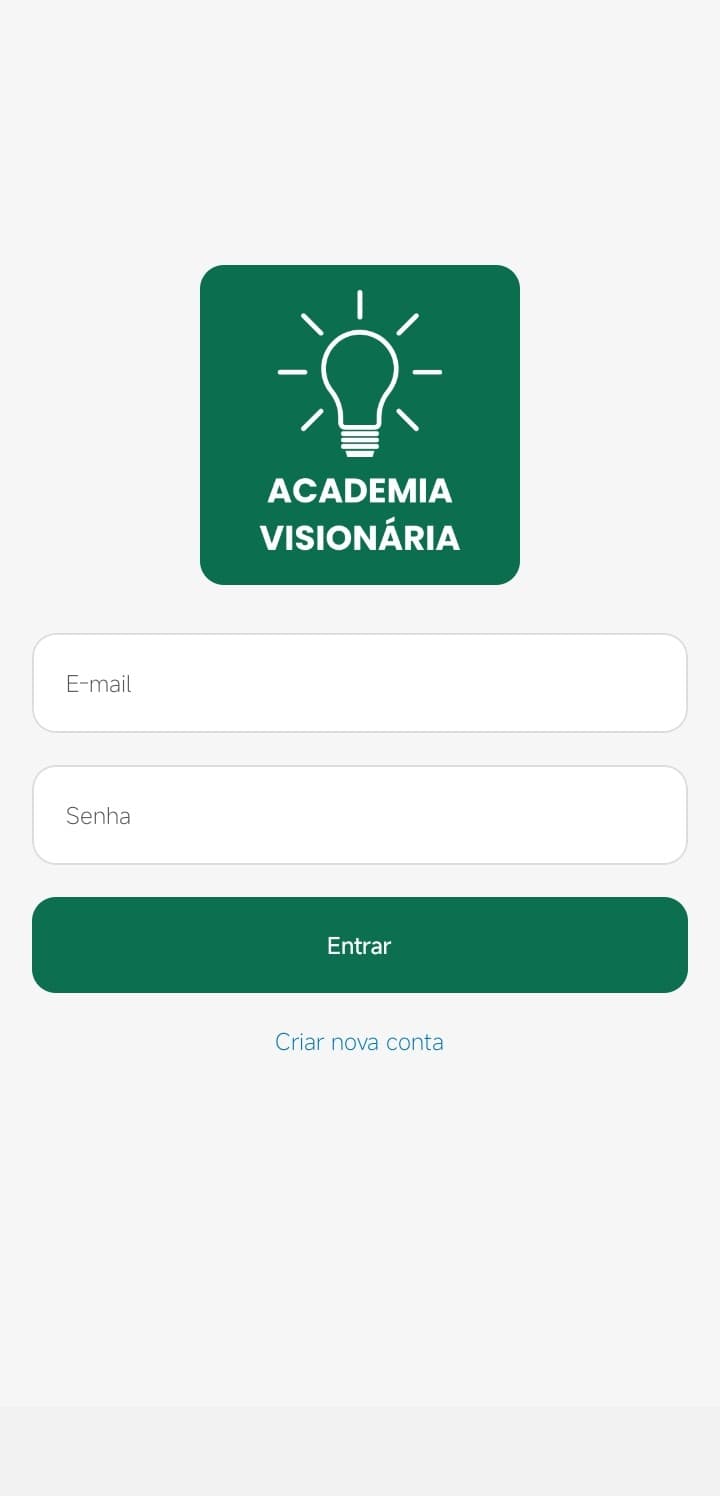 Print 01 do projeto Academia Visionária