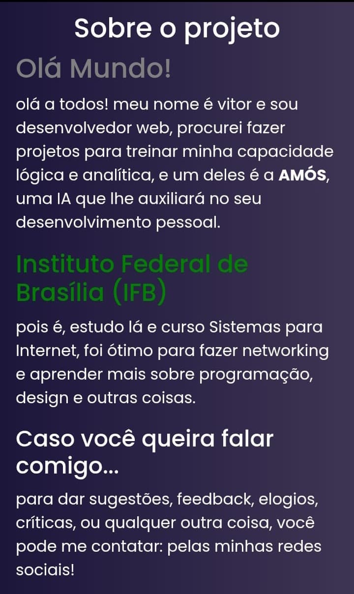 Print do site AMÓS