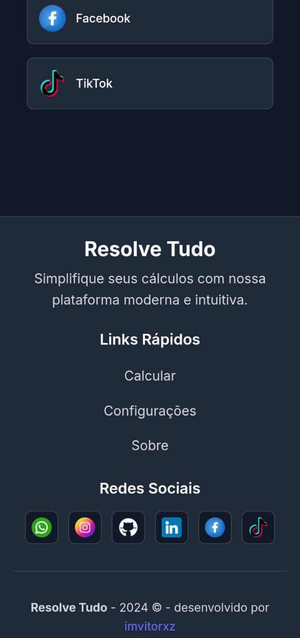 Print do site Resolve Tudo